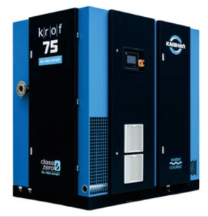 Dry-Type 100% Oil-Free Rotary Screw Air Compressor Class 0 Certified